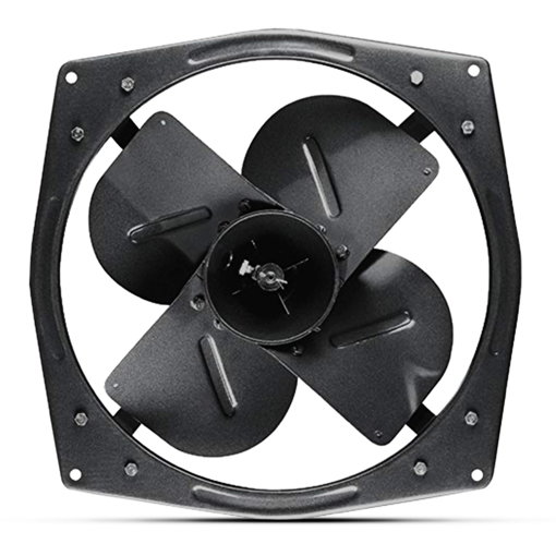 Almonard 18 inch Heavy Duty Single Phase (1400 RPM) Exhaust Fan, black  (18" HEAVY DUTY EXT FAN 1# 1400 RPM) की तस्वीर