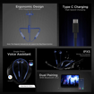 Picture of boAt Rockerz 330 Pro in-Ear Bluetooth Neckband with 60HRS Playtime, ASAP Charge, ENx Tech, Signature Sound, BT v5.2, Dual Pairing, IPX5, with Mic (Navy Blue)