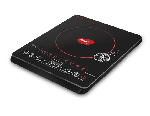 Picture of Pigeon by Stovekraft Rapido Touch DX 2100-Watt Stainless Steel Induction Cooktop (Black), ((659-M) Rapido Touch Dx -2100W)