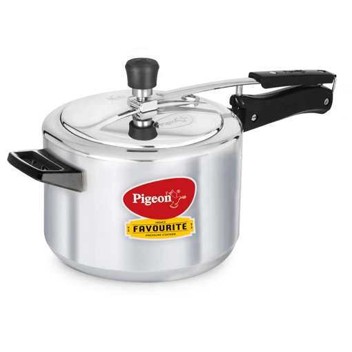 Pigeon Classic 3 L Inner Lid Pressure Cooker  (Aluminium), ((142) Classic Aluminium 3 Litre Inner Lid) की तस्वीर