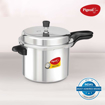 Picture of Pigeon by Stovekraft Deluxe Aluminium Outer Lid Pressure Cooker, 7.5 Litres, Silver, ((104)Deluxe Pressure Cooker 7.5 Litre Outer Lid)