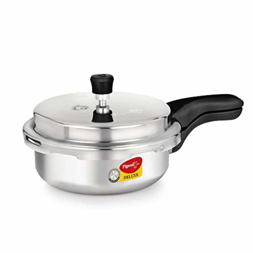 Picture of Pigeon by Stovekraft Aluminium Pressure Pan Junior with Outer Lid, 3.5 Litres, Silver, ((107)	Deluxe Aluminium 3.5 Litre Outer Lid Junior Pressure Pan)