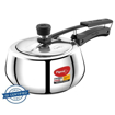 Picture of Pigeon Inox Pro and 3 L Inner Lid Induction Bottom Pressure Cooker  (Stainless Steel) , ((15671) Inox Pro Stainless Steel 3 Litre Inner Lid IB)