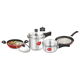 Show details for Pigeon Starter Kit of Mini Containing 2 and 3 litre Aluminium Pressure Cooker Outer Lid, 250 mm Flat Tawa and 240mm Kadai with Glass Lid (Silver), (14025) Picture of Pigeon Starter Kit of Mini Containing 2 and 3 litre Aluminium Pressure Cooker Outer Lid, 250 mm Flat Tawa and 240mm Kadai with Glass Lid (Silver), (14025)