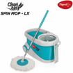 Picture of Pigeon Spin Mop-LX with Big Wheels and PVC Wringer Mop Set for Wet and Dry Floor/Wall (Aqua Green, 2 Refills), Large (14556)