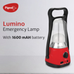 Picture of Pigeon by Stovekraft Lumino LED Emergency Rechargeable Lamp with 1600 mAH and 50 Hours Backup (12136)