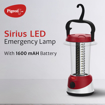 Picture of Pigeon by Stovekraft Sirius Emergency 360 Degree Rechargeable Lantern with 1600 mAH and 8 Hours Backup, Model: (14437) (Red, Medium)