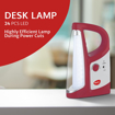 Picture of Pigeon by Stovekraft Gleam LED Rechargeable Emergency Lamp with 1600 mAH and 50 Hours of Backup time (Red) (12332)