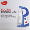 Pigeon by Stovekraft 12424 Equino LED Emergency Rechargeable Lamp with 1600 mAH and 50 Hours Backup (Blue) (12424) की तस्वीर