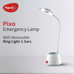 Picture of Pigeon Pixo Rechargeable LED Reading Lamps with Flicker-Free USB Charging Touch 3 Stage dimming, (14716) (White, Medium)