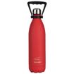 Picture of Pigeon by Stovekraft Aqua Scarlet Stainless Steel Double Walled Leak Proof Thermos Water Bottle with Copper Coating Inside for Better Hot and Cold Retention 1000 ml (Red) (1 Year Warranty) (15515)