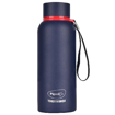 Picture of Pigeon by Stovekraft Croma Navy Stainless Steel Double Walled Leak Proof Thermos Water Bottle with Copper Coating Inside for Better Hot and Cold Retention 600 ml (Blue) (1 Year Warranty) (15527)