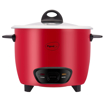 Picture of Pigeon by Stovekraft Ruby Rice Cooker with Single pot, 1.8 litres.(Red) | Toughened Glass Lid | 700 Watts | 2 Aluminium Cooking Pot | Measuring Cup| Spatula | Energy Efficient Cooking (14930)