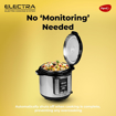 Picture of Pigeon By Stovekraft Electra Smart 3 Litre Electric Pressure Cooker with Digital Display | 18 Indian Preset Menu | Automatic Rice Cooker | Delay Timer & More (Stainless Steel) (16077)