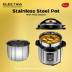 Picture of Pigeon By Stovekraft Electra Smart 3 Litre Electric Pressure Cooker with Digital Display | 18 Indian Preset Menu | Automatic Rice Cooker | Delay Timer & More (Stainless Steel) (16077)