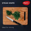 Picture of Pigeon by Stovekraft Angular Holder Shears Kitchen Knifes 6 Piece Set with Wooden Block (Stainless Steel) (14185)