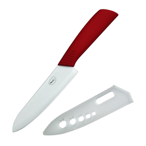 Pigeon by Stovekraft Edge Ceramic Knife 4 Inch (Red::White) (16043) की तस्वीर