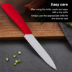 Pigeon by Stovekraft Edge Ceramic Knife 4 Inch (Red::White) (16043) की तस्वीर