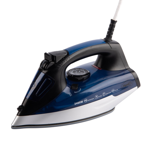 Picture of Pigeon by Stovekraft Satin Steam Iron For Clothes | 2400 Watt Instant Heat with Spray (BLUE) | Ceramic Base Plate with GlideTech | Anti Drip | HyperBurst & Vertical Steam | Self-Clean | 1.7M Long Cord (15982)