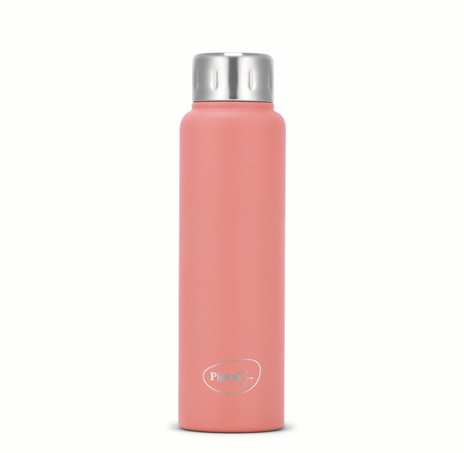 Pigeon Trivia Plus 500ml Therminox double walled insulated bottle, Hot & Cold Thermo Flask, Orange Colour | Leak Proof | Easy to Carry | Office Bottle | Travel Bottle | Gym Bottle (15650) की तस्वीर