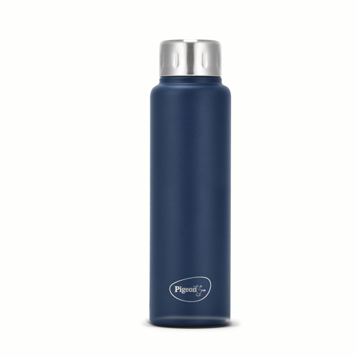 Pigeon Trivia Plus 500ml Therminox double walled insulated bottle, Hot & Cold Thermo Flask, Blue Colour | Leak Proof | Easy to Carry | Office Bottle | Travel Bottle | Gym Bottle (15653) की तस्वीर