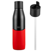 Picture of Pigeon by Stovekraft Luxe Thermos Stainless Steel Sipper Flask 500ml with Straw| 24 Hours Hot and Cold|Leak Proof|Easy to Open|Easy to use|Ideal Usage for Office Men/Women|School/College|Black&Red (16247)