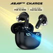 boAt Immortal 101 TWS in Ear Earbuds with Beast Mode(40Ms Low Latency), 30 Hrs Playtime, Blazing LEDs, Quad Mics with Enx?? Tech, ASAP?? Charge & Btv5.3(Black Sabre) (Immortal 101) की तस्वीर