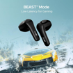 boAt Airdopes Atom 81 Pro Truly Wireless in Ear Ear Buds w/100Hrs of Playtime, 4 Mics with Enx, Beast Mode with 50Ms Low Latency, 13Mm Drivers, Iwp Tech, ASAP Charge(Obsidian Noir) (Airdopes Atom 81 PRO) की तस्वीर