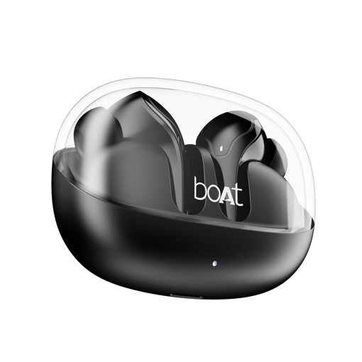 boAt Airdopes 311 Pro Truly Wireless in Ear Ear Buds w/Up to 50 HRS Playtime, Dual Mics with ENx™ Tech, 50 ms Low-Latency Beast™ Mode, ASAP™ Charging, IWP™ Tech(Active Black) (Airdopes 311 Pro) की तस्वीर