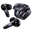 Picture of boAt Airdopes 190 in Ear TWS Earbuds with Beast Mode(50ms) for Gaming, 40H Playtime, Breathing LEDs, Quad Mics ENx Tech, ASAP Charge & BTv5.3(Black Sabre)