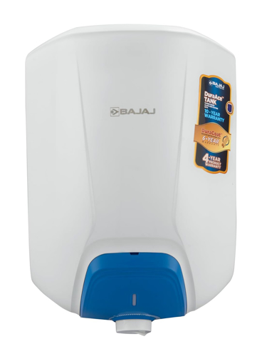 Bajaj Endure Series Gracio 25L Storage Water Heater For Home|5 Star Rated Geyser For Bathroom|20% More Hot Water*|Thermostat Knob|Shock Resistant & Rust Proof|Child Safety Mode|4-Yr Warranty|White की तस्वीर