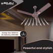 Picture of Bajaj Artisan 12S2 1200mm Ceiling Fans for Home |BEE-2 StarRated Energy Efficient|SUPER 5TUFF TECHNOLOGY™| SumoTuff Blades| High AirDelivery & HighSpeed| 5-Yr Warranty DarkWalnut Ceiling Fan