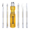 STANLEY STHT60572-8B 5 Pcs Screwdriver Set - Yellow & Silver की तस्वीर