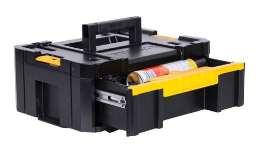 Picture of DEWALT DWST1-70705 T-Stak Tool Storage Box with 7.5 kg drawer capacity & 30 kg load capacity (when stacked) - 44x33x18 cm