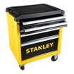 Picture of Stanley Workshop Trolley with 5 Drawers, Tool Trolley, Yellow/Black, Maximum Load 300 kg- STST74305-1