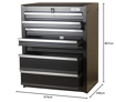 Picture of STANLEY 93-547-23ID Tools Storage Roller Cabinet with 7 Drawers (Black,Metal)