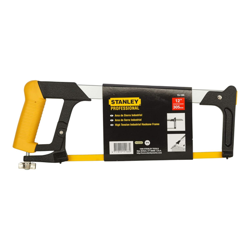 Picture of STANLEY 15-166 305mm/12'' Steel Frame Hacksaw (Yellow & Black)