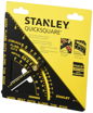 Picture of STANLEY 46-053 Heavy-duty Aluminum Adjustable Quick Square for Accurate Measurements Ideal for Home, DIY & Industrial Use, YELLOW & BLACK