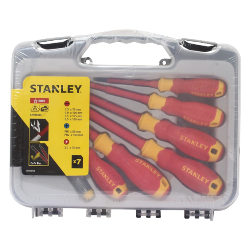 Picture of STANLEY 7 PIECES VDE SCREWDRIVER SET (STMT60175)