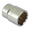 Picture of Stanley Chrome Vanadium Steel STMT89630-8B 12 Point Standard Socket, 3/4'' Inch, 30Mm, Silver