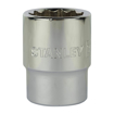 Stanley Chrome Vanadium Steel STMT89628-8B 3/4-Inch 28Mm 12 Point Standard Socket (Silver) की तस्वीर