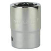 Stanley Chrome Vanadium Steel Stmt89627-8B 3/4-Inch 27Mm 12 Point Standard Socket (Silver) की तस्वीर