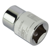 Picture of Stanley Chrome Vanadium Steel STMT89619-8B 3/4-Inch 19Mm 12 Point Standard Socket (Silver)