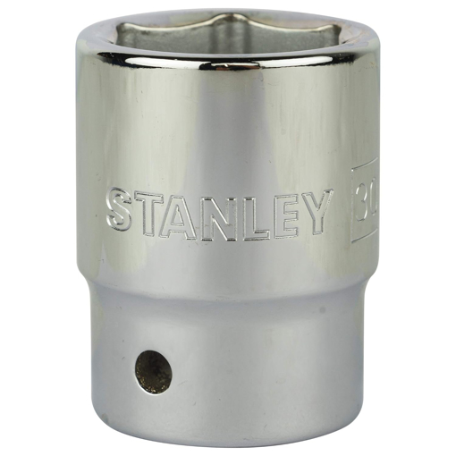 Stanley Chrome Vanadium Steel STMT89330-8B 6 Point 3/4'' 30Mm Standard Socket (Silver) की तस्वीर