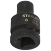 Picture of STANLEY STMT89435-8B Chrome-Molybdenum Steel 6 Point Impact Socket 1/2 inch 8 mm(Black)