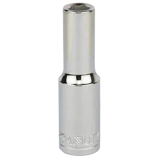 STANLEY STMT73325-8B 1/2-inch 11mm Chrome Vanadium Steel 6 Point Deep Socket (Silver) की तस्वीर