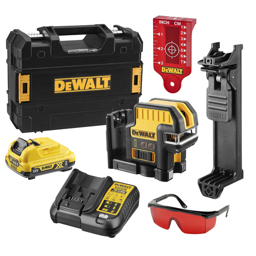 Picture of DEWALT DCE0825D1R-QW 10.8V 5 Point Line Laser Level (Red) (Black & Yellow)