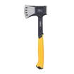 Picture of DEWALT DWHT51387-0 Steel Campers Axe with Extra-Wide Chisel Blade for Cleaner Cuts on Brick & Masonry, 567 grams, YELLOW & BLACK