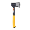 Picture of DEWALT DWHT51387-0 Steel Campers Axe with Extra-Wide Chisel Blade for Cleaner Cuts on Brick & Masonry, 567 grams, YELLOW & BLACK