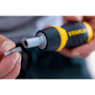 Picture of STANLEY 0-66-358 Stubby Muti-Bit Ratcheting Screwdriver, 6 Bits